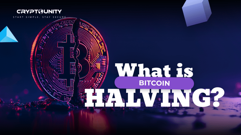 illustration of the bitcoin halving