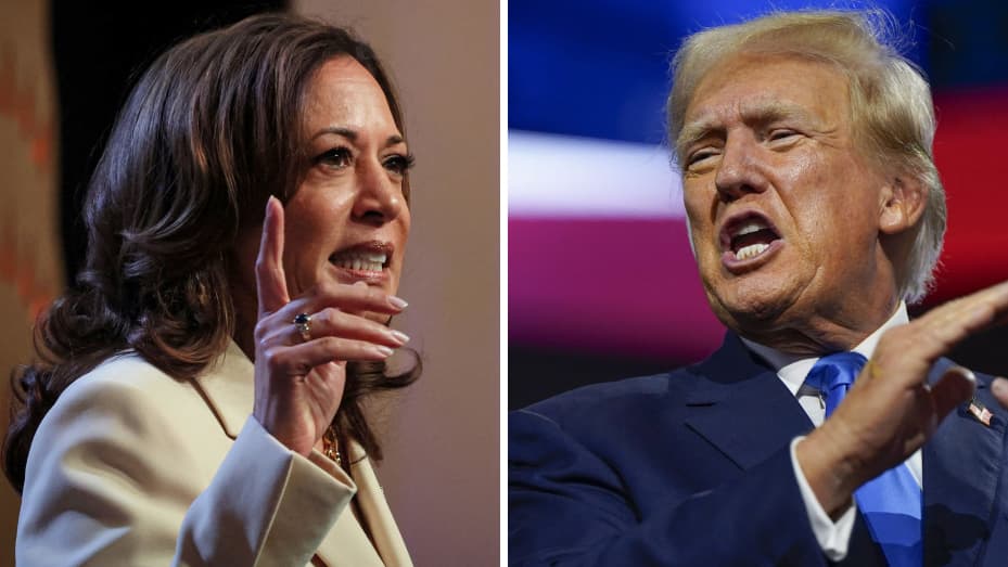 Harris proti Trumpu